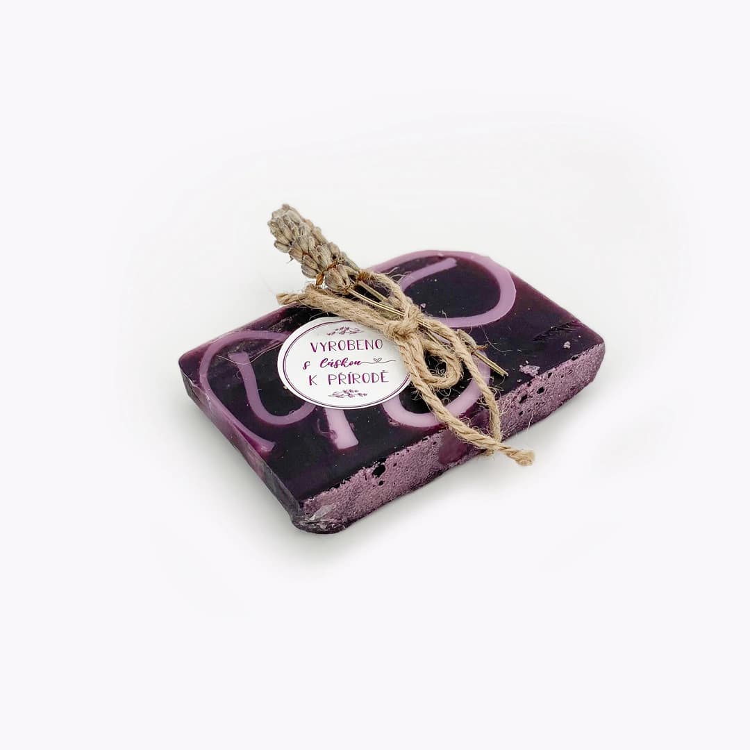 Ručně vyráběné levandulové mýdlo
